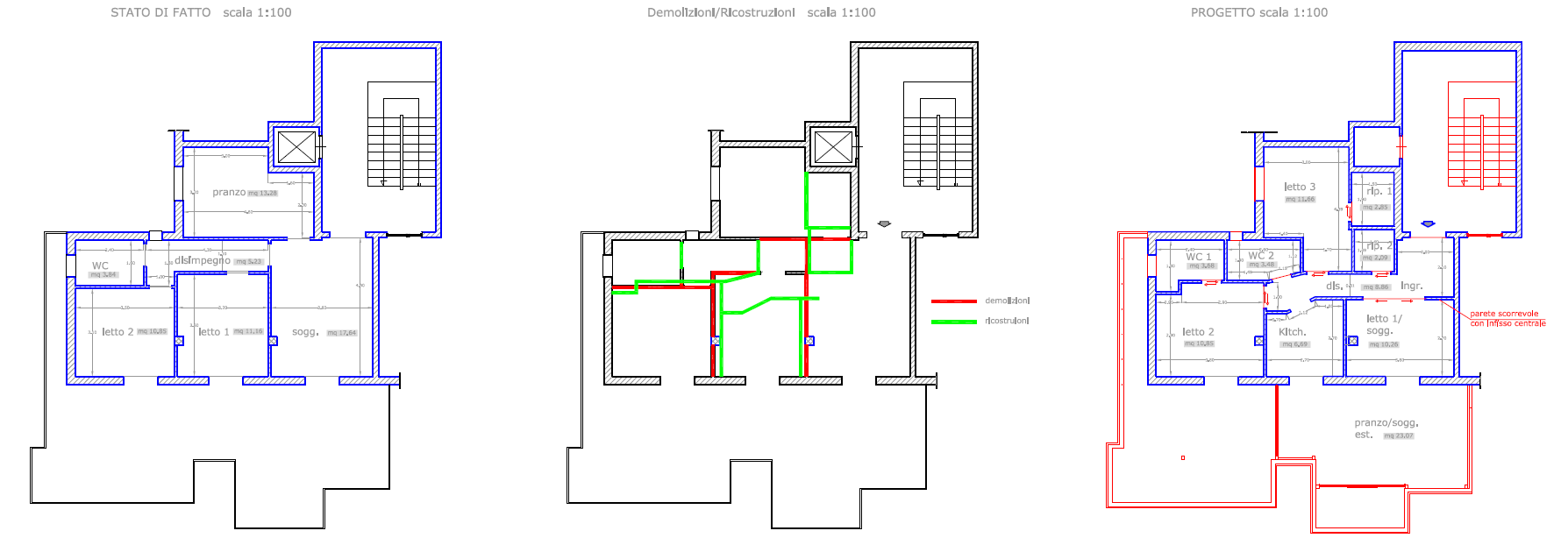 Elaborati di configurazione degli spazi